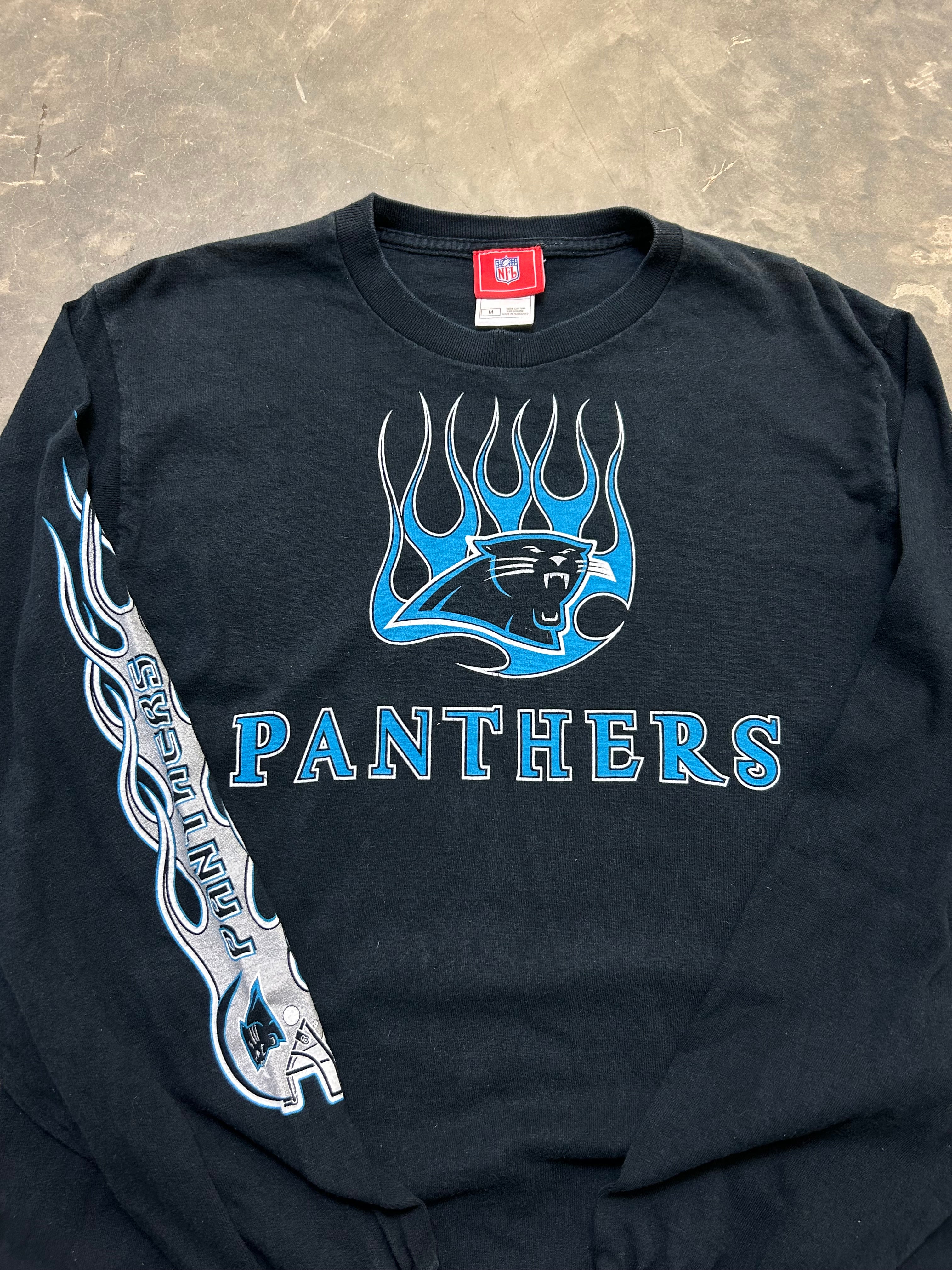Carolina Panthers Flame Long Sleeve