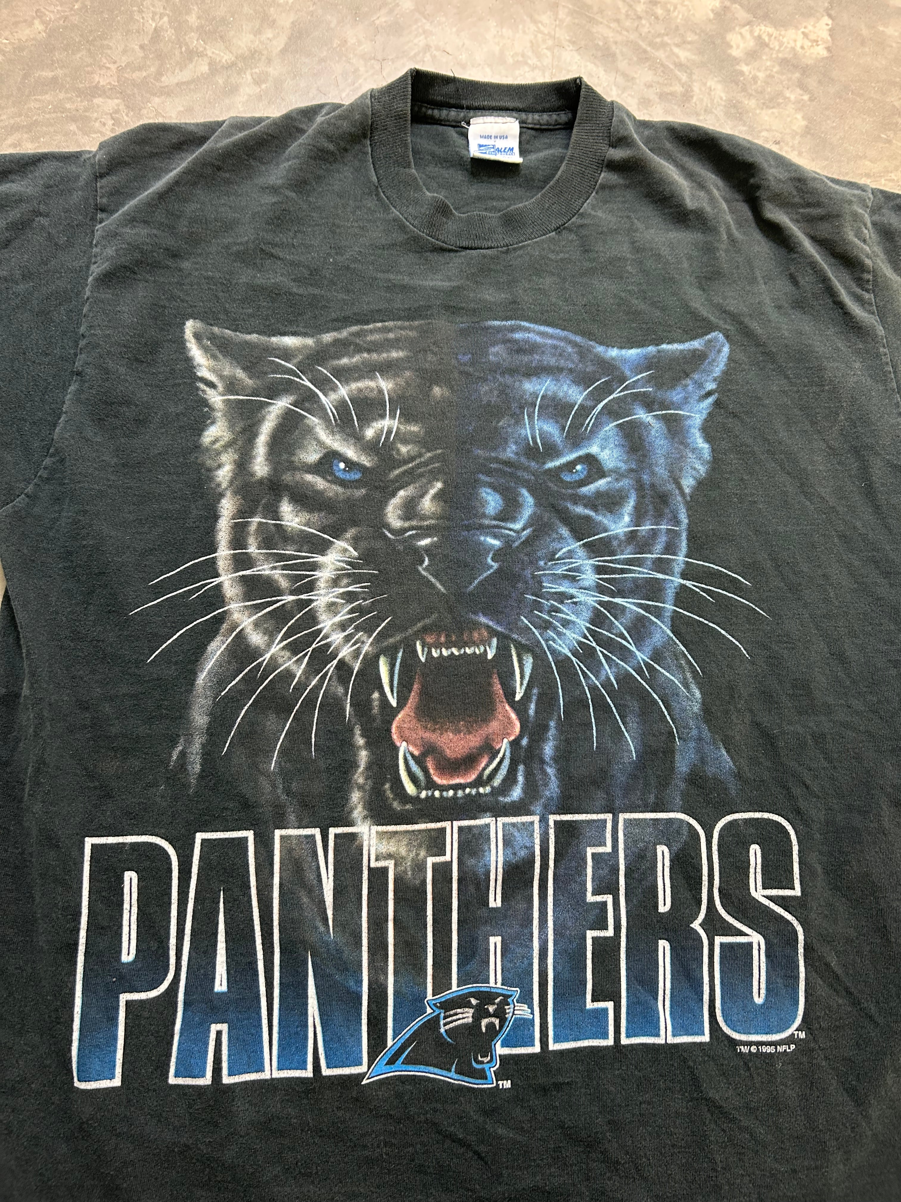 Carolina Panthers 1995 Vintage Growl Cat Tee