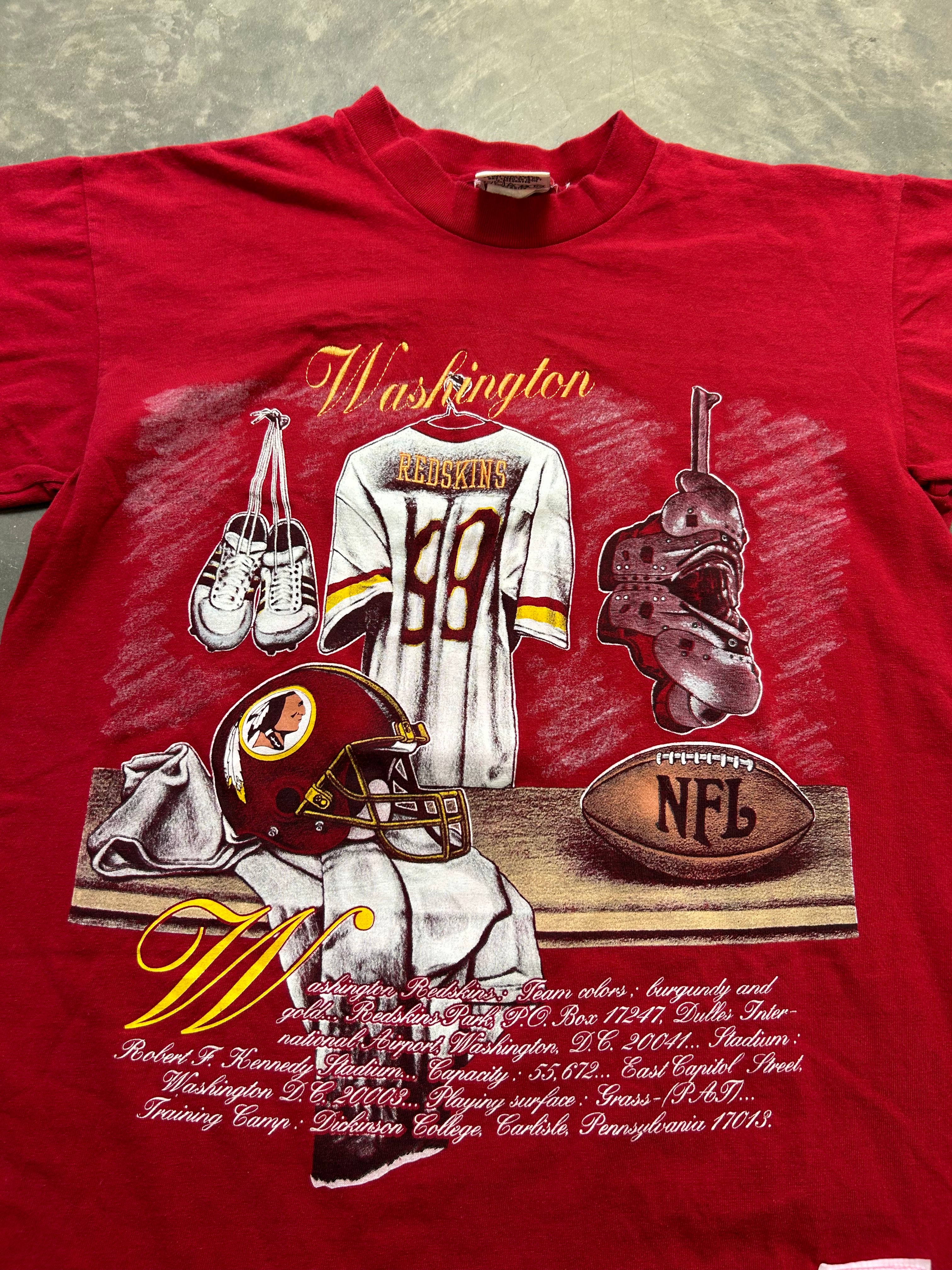 Washington Redskins Vintage 90s Locker Room Tee