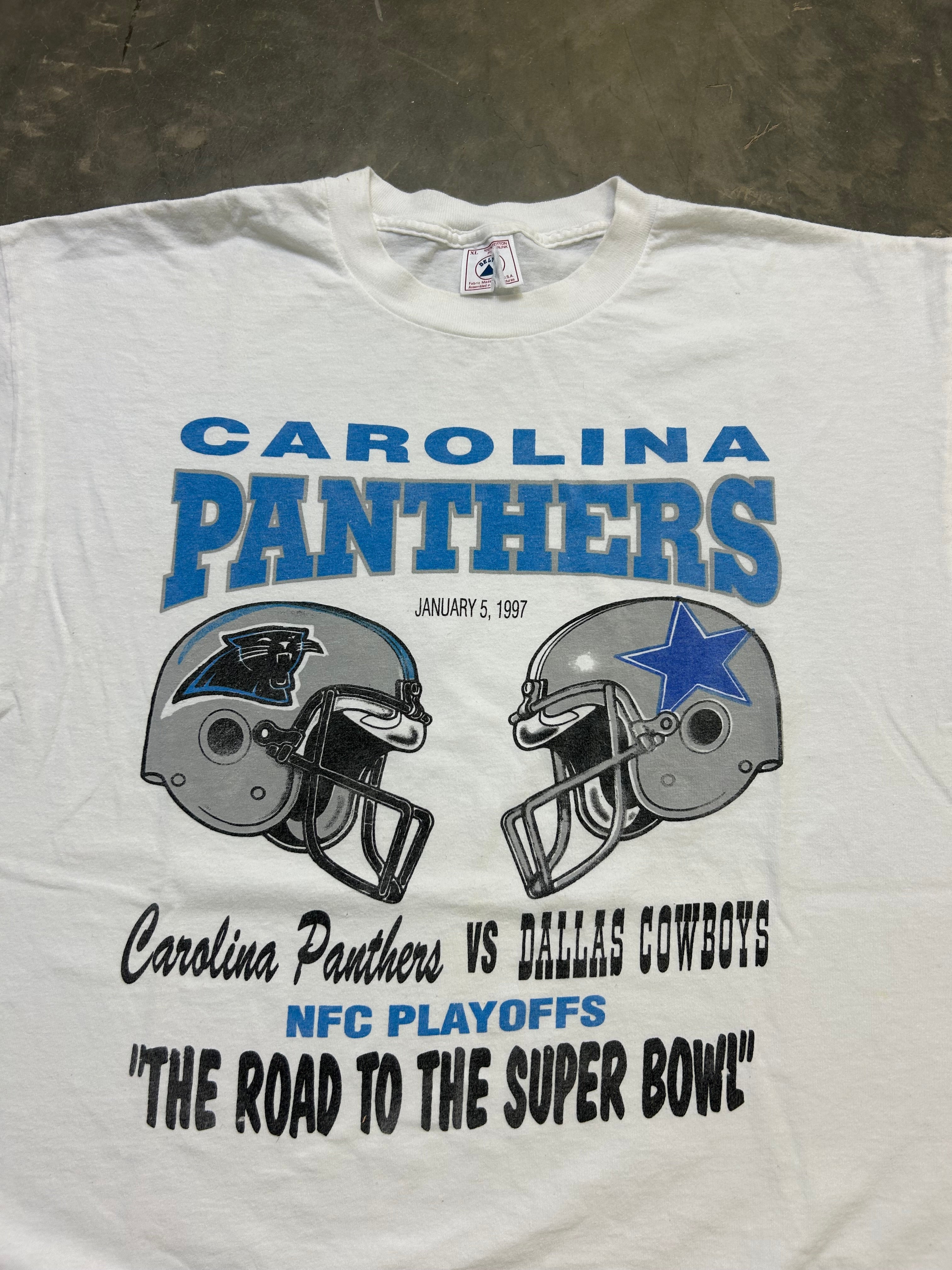 Carolina Panthers Road to the Super Bowl 1996 Tee
