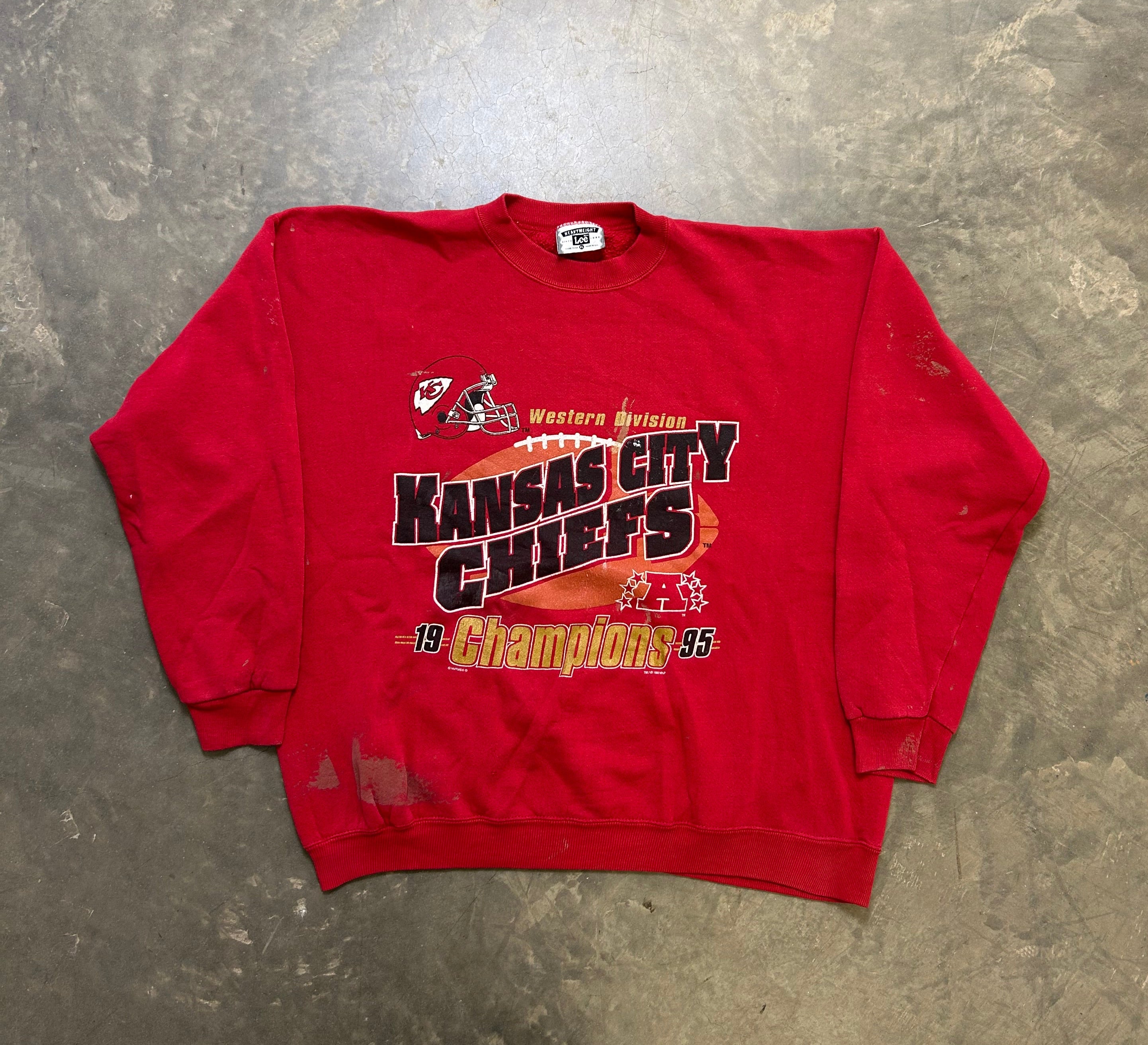 Kansas City Chiefs 1995 Division Champs Sweatshirt