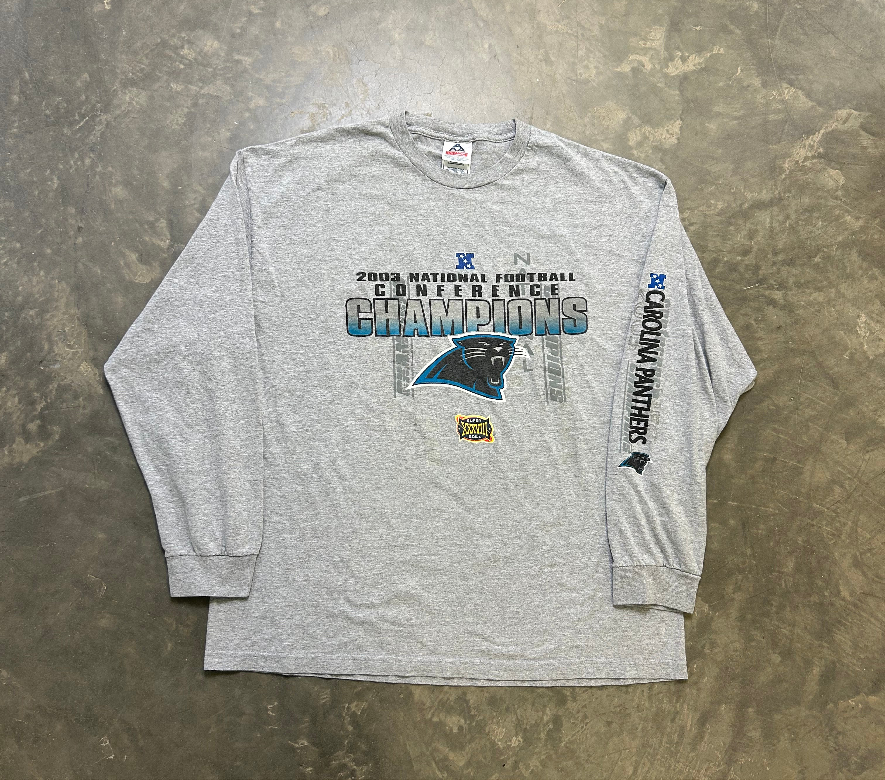 Carolina Panthers 2003 NFC Conference Champions Long sleeve