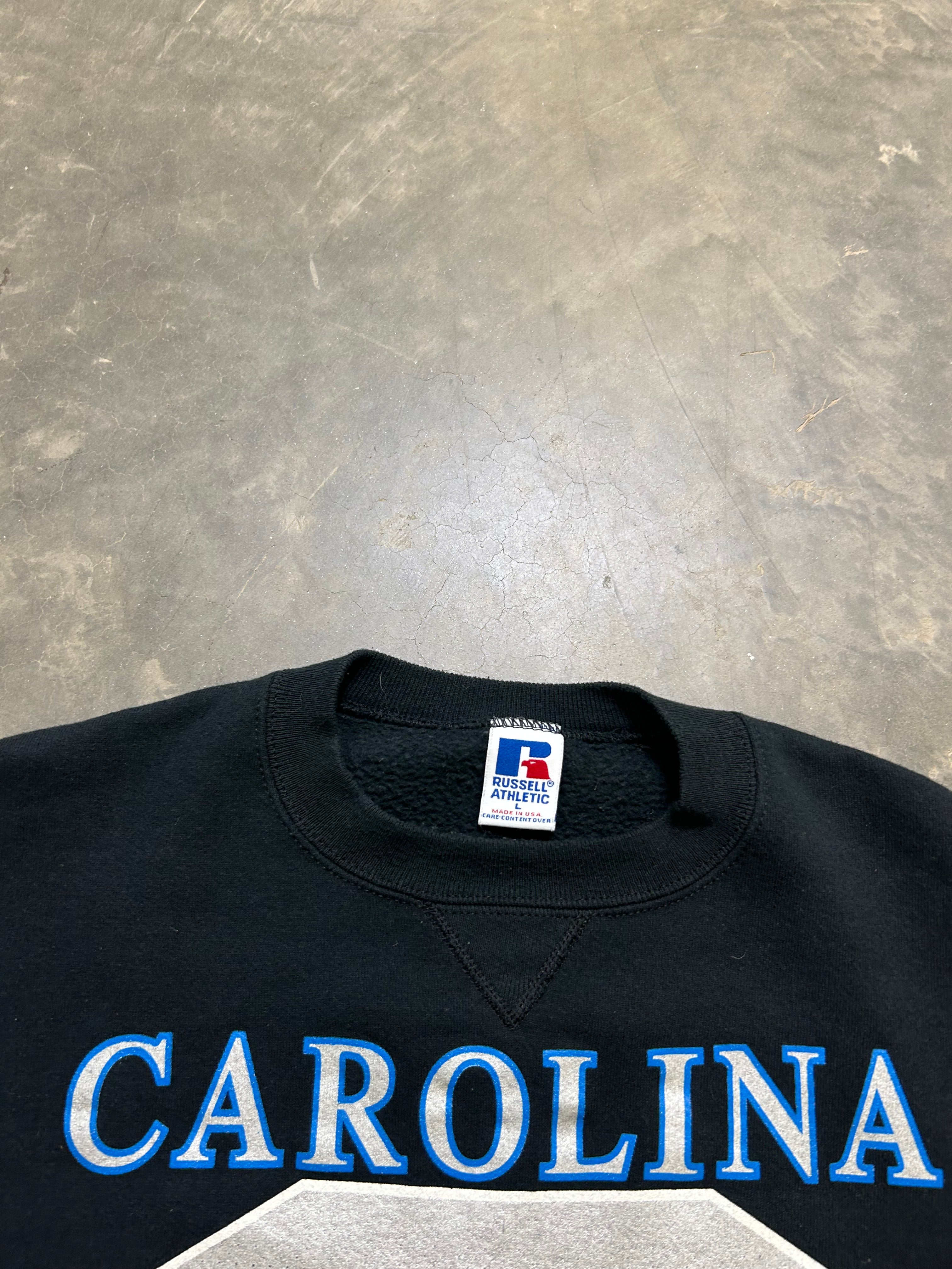 Carolina Panthers Russell Athletics C Vintage Sweatshirt