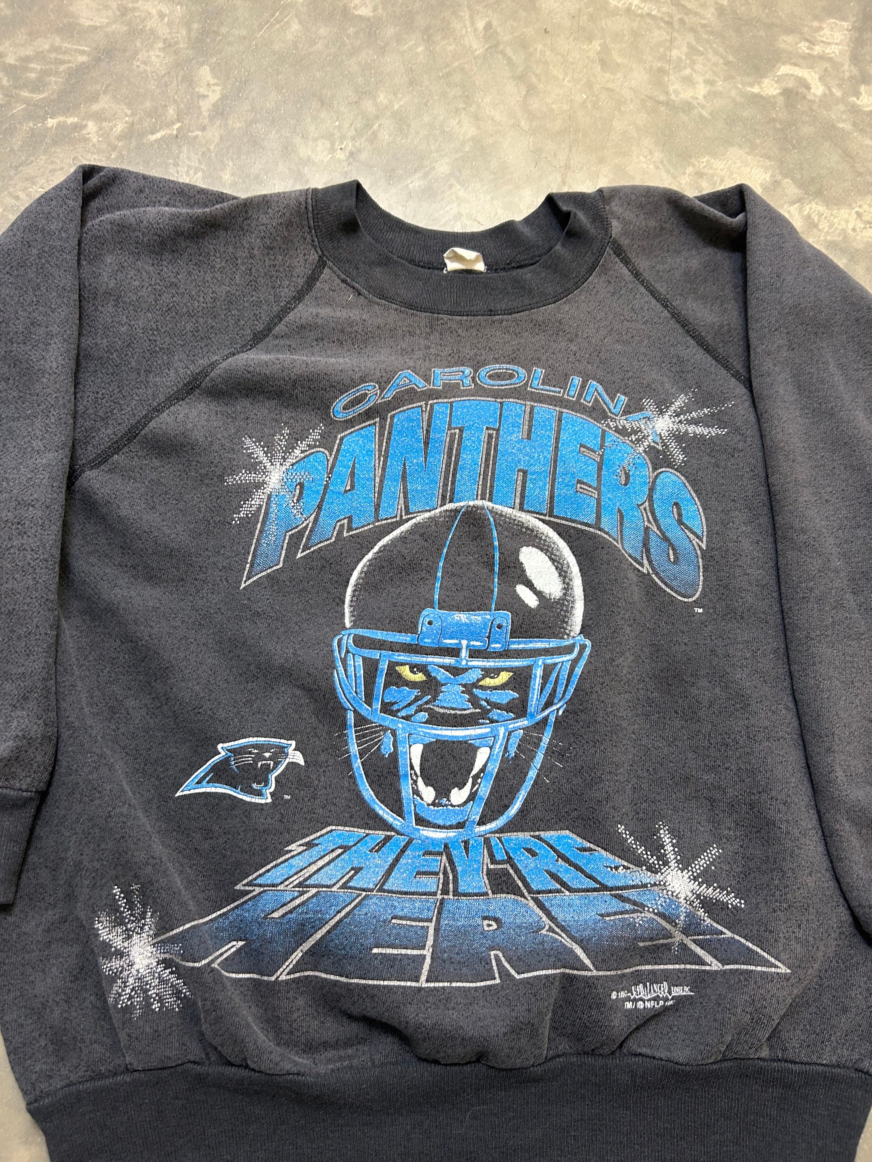 1993 Carolina Panthers They’re here sweatshirt