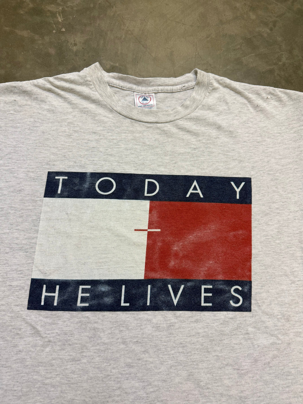 Today he lives Jesus Hilfiger shirt