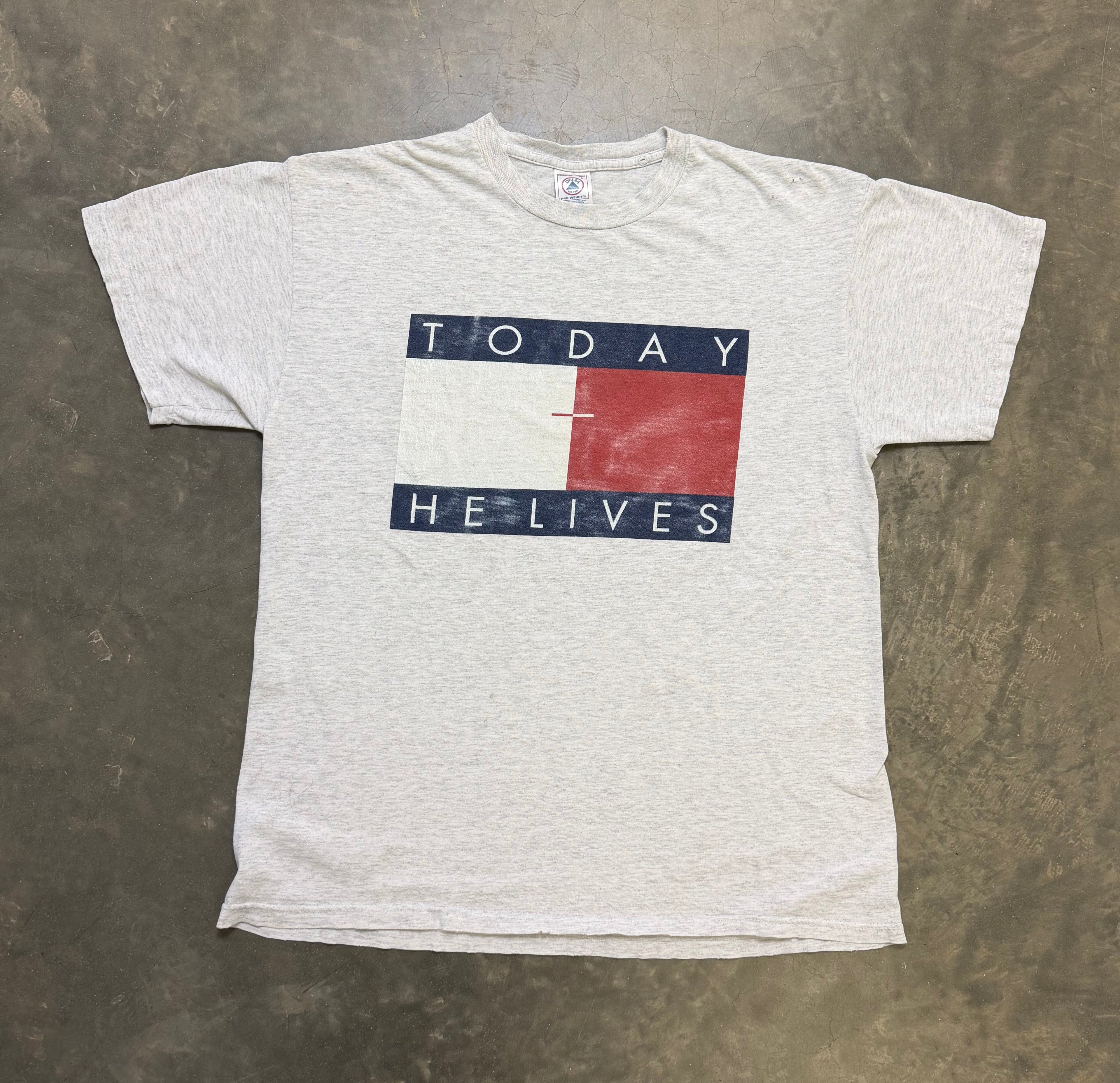 Today he lives Jesus Hilfiger shirt