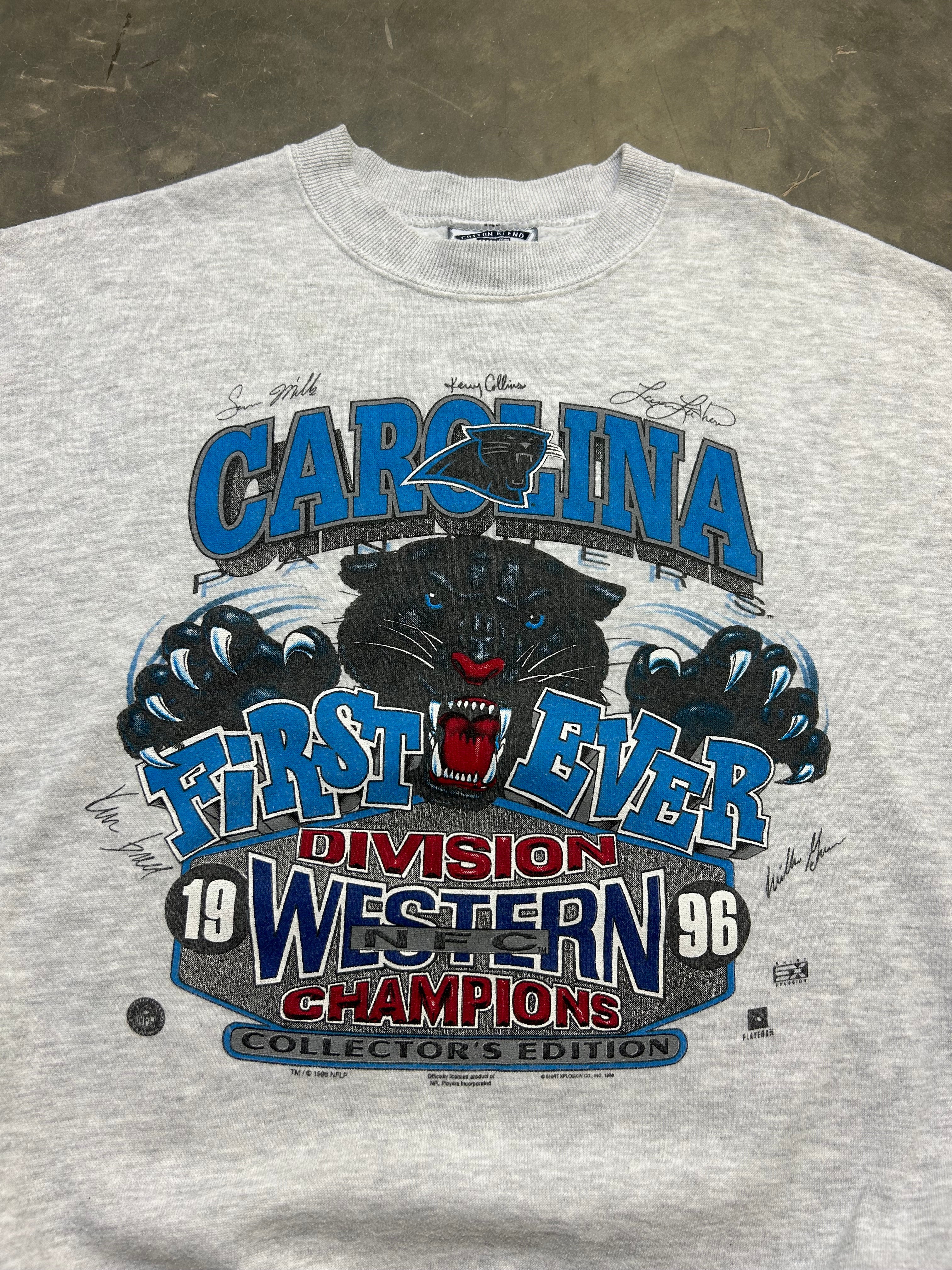 Carolina Panthers First Ever Western Division Champions Sweatshirt