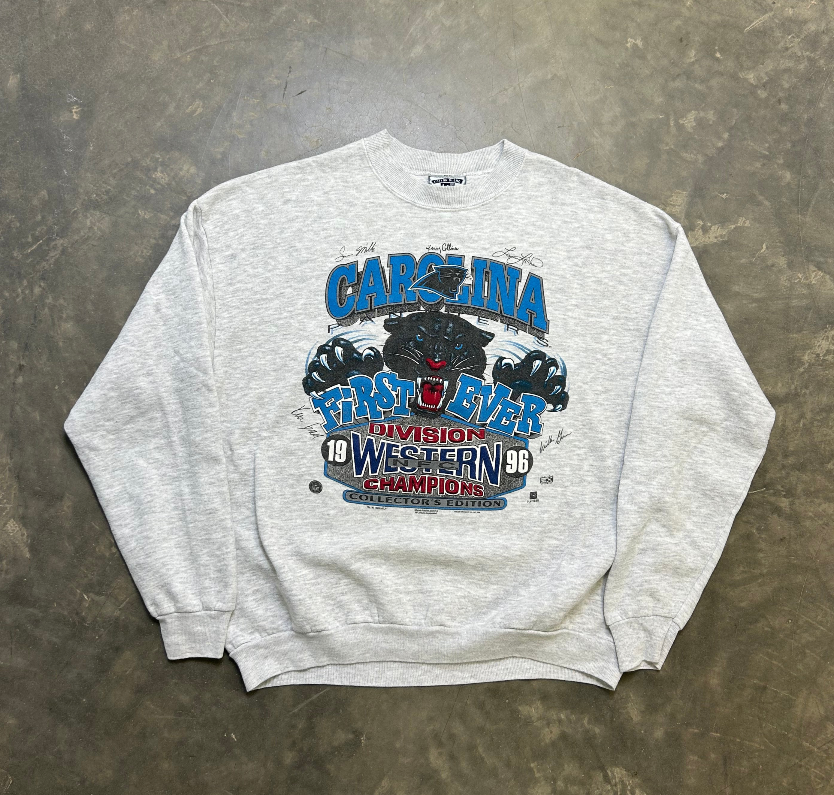 Carolina Panthers First Ever Western Division Champions Sweatshirt