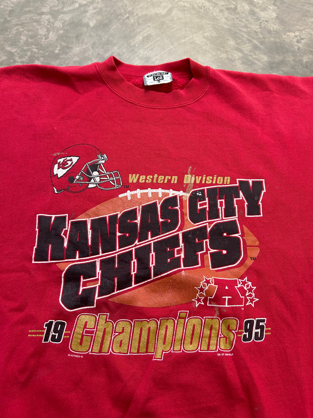 Kansas City Chiefs 1995 Division Champs Sweatshirt